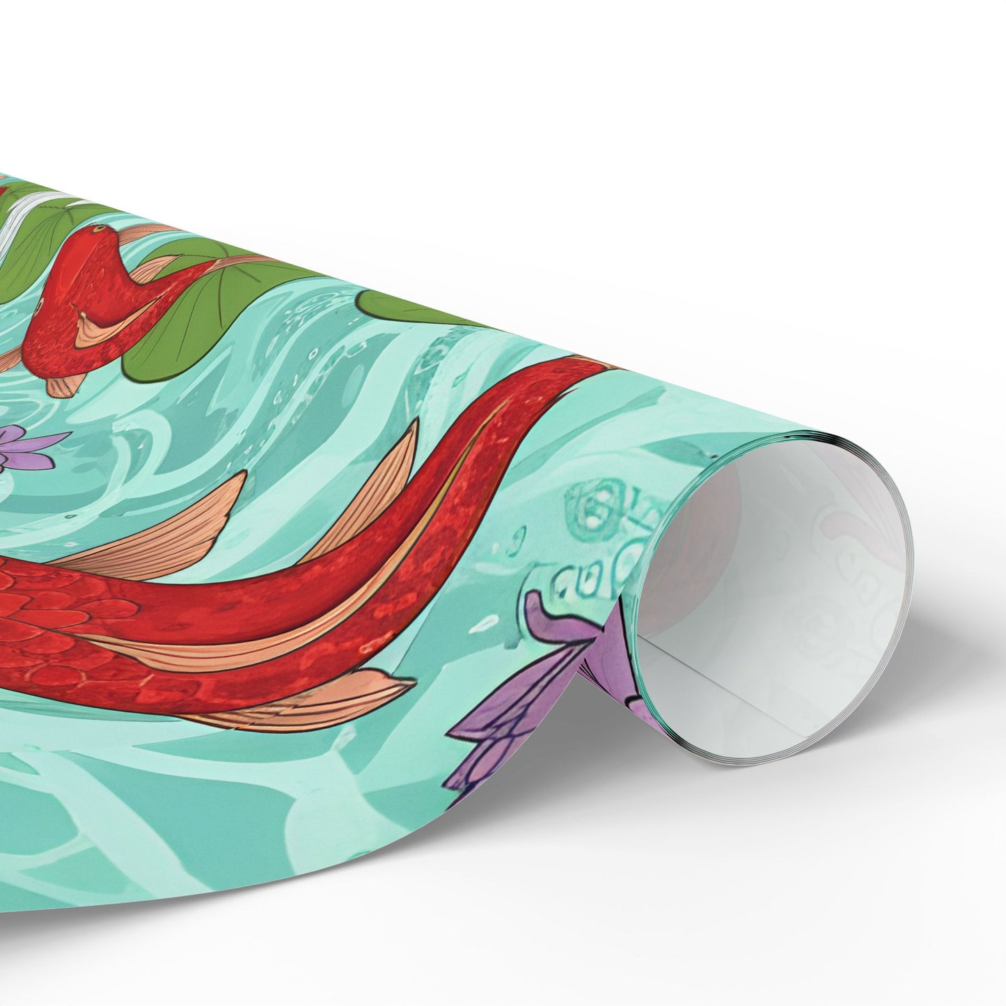Vibrant Fish-Themed Wrapping Paper Roll - Perfect for Celebrations