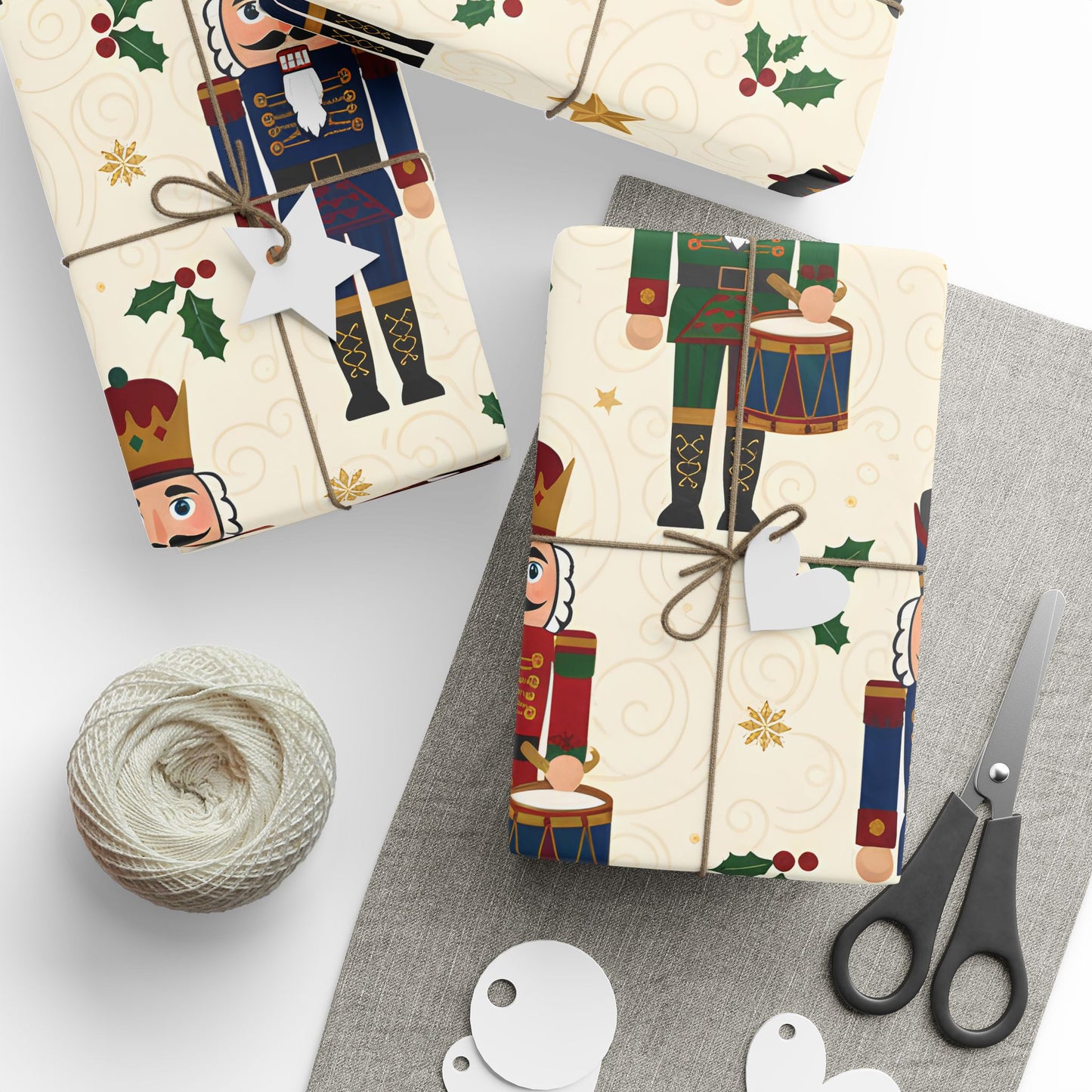 Festive Wrapping Paper Roll - Christmas & Holiday Gift Wrap
