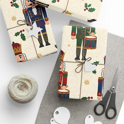 Festive Wrapping Paper Roll - Christmas & Holiday Gift Wrap
