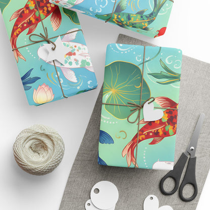 Colorful Gift Wrap Roll - Vibrant Floral and Nature Designs for All Occasions
