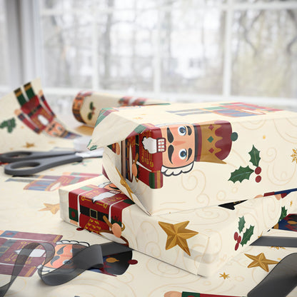 Festive Wrapping Paper Roll - Christmas & Holiday Gift Wrap