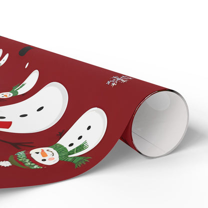 Snowman Holiday Wrapping Paper