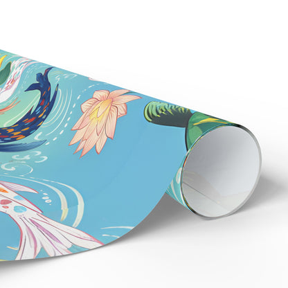 Colorful Gift Wrap Roll - Vibrant Floral and Nature Designs for All Occasions