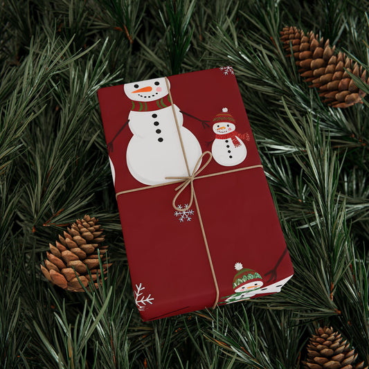 Snowman Holiday Wrapping Paper