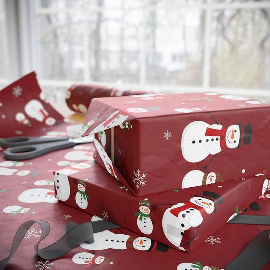 Snowman Holiday Wrapping Paper