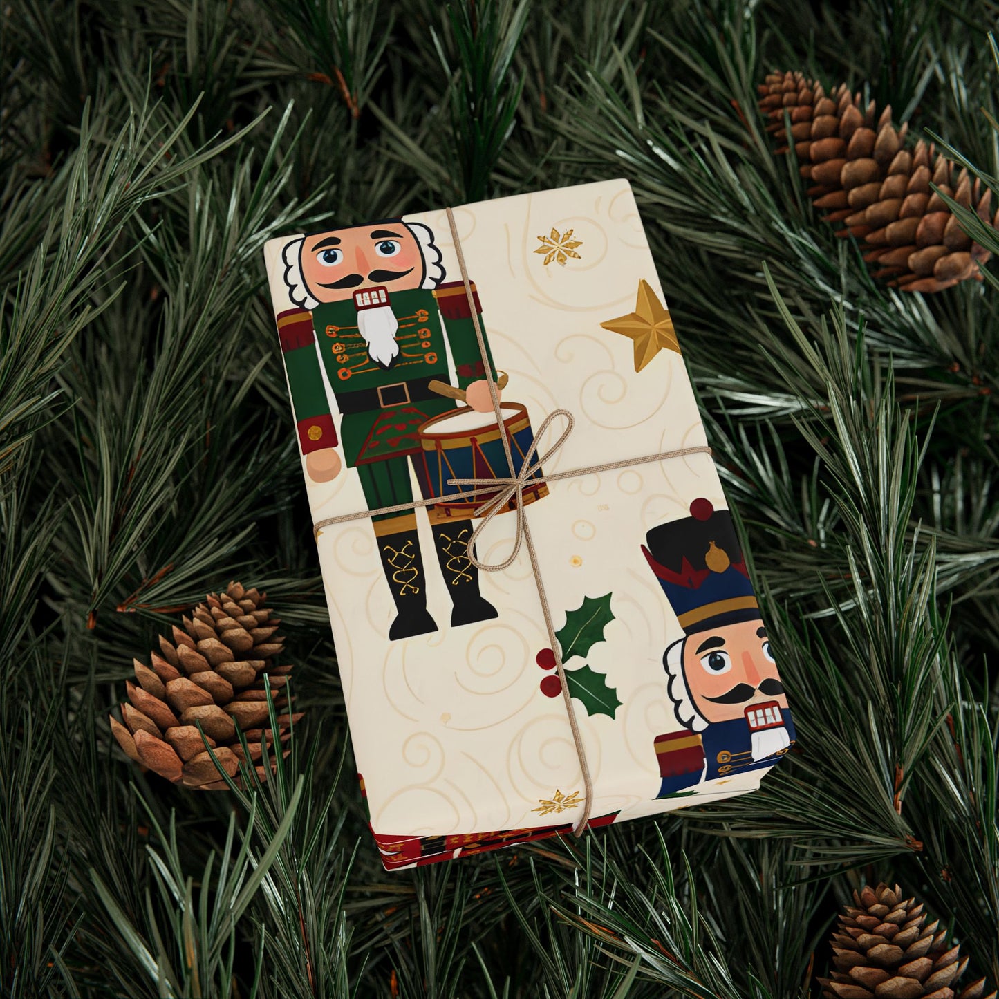 Festive Wrapping Paper Roll - Christmas & Holiday Gift Wrap