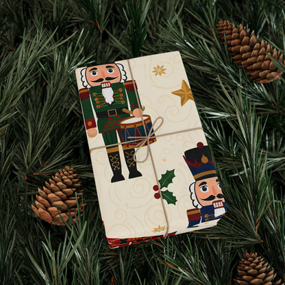 Festive Wrapping Paper Roll - Christmas & Holiday Gift Wrap