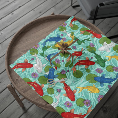 Vibrant Fish-Themed Wrapping Paper Roll - Perfect for Celebrations